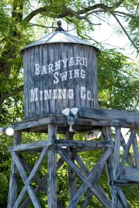 Barnyard Swing Mining Co. decorative water tower